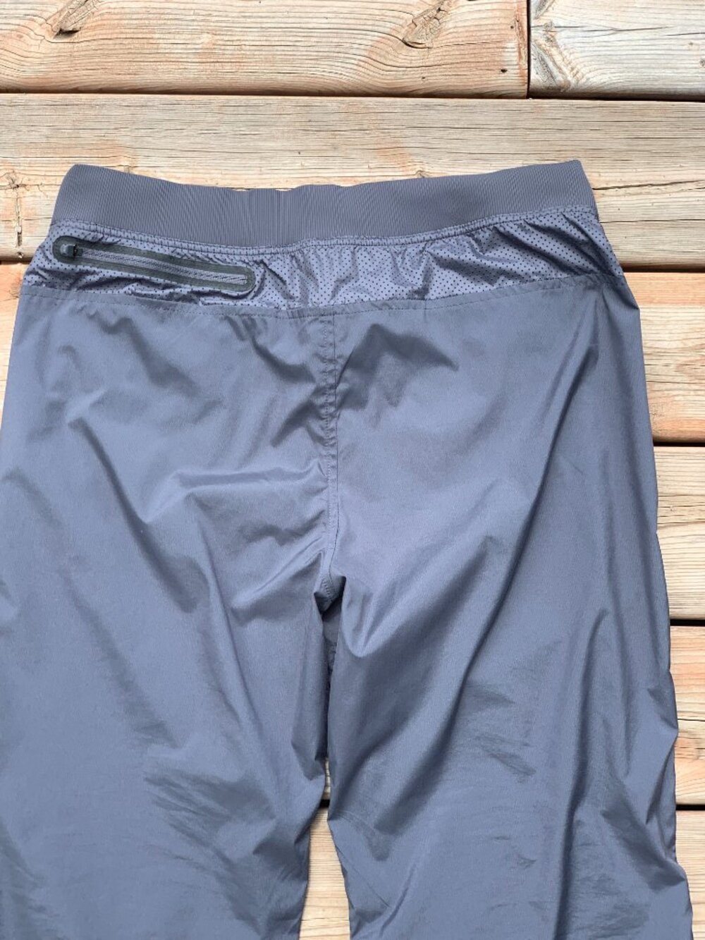 Lululemon Pacific Run Pant Mens L Gray Zip Pocket Calf Athletic Training Cycling - Picture 6 of 12